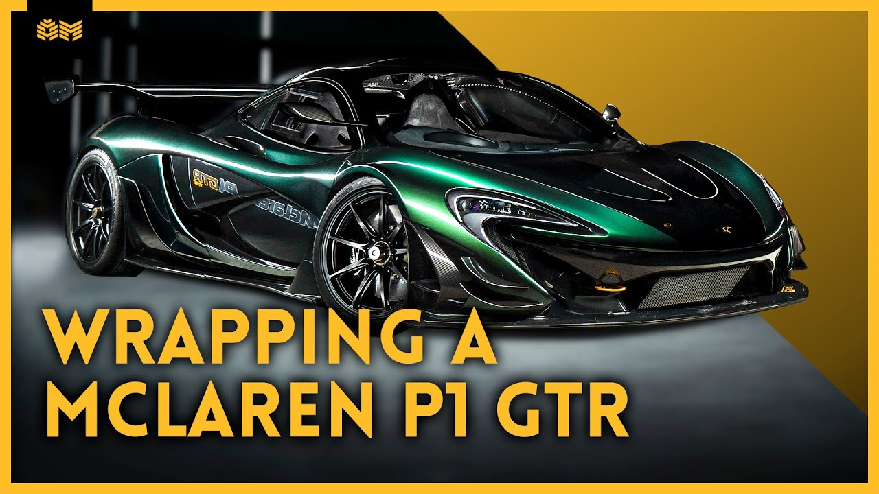 Street-legal customized MCLAREN P1 GTR gets a NEW WRAP