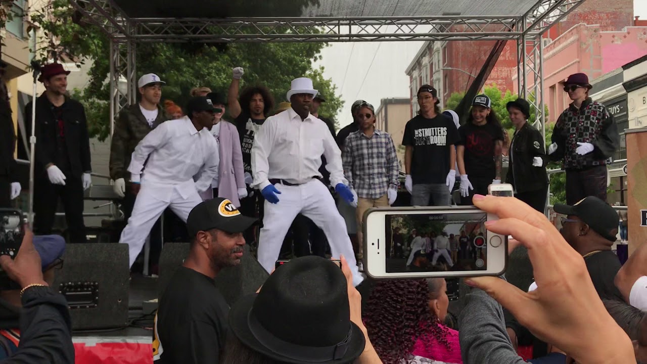 Poptart and The Strutters Room performance at the Juneteenth Fillmore Festival