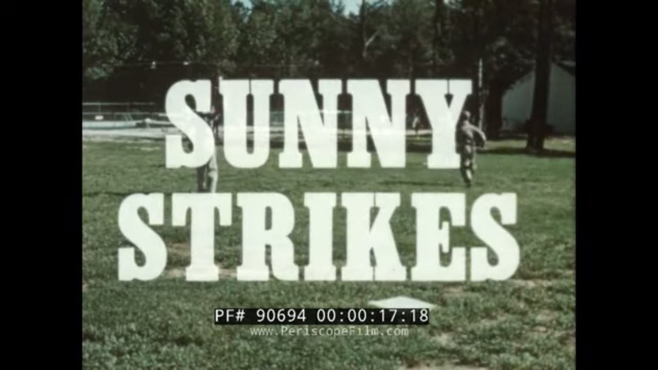 1950s ST. PETERSBURG, FLORIDA PROMOTIONAL FILM "SUNNY STRIKES"  BASEBALL SPRING TRAINING  90694