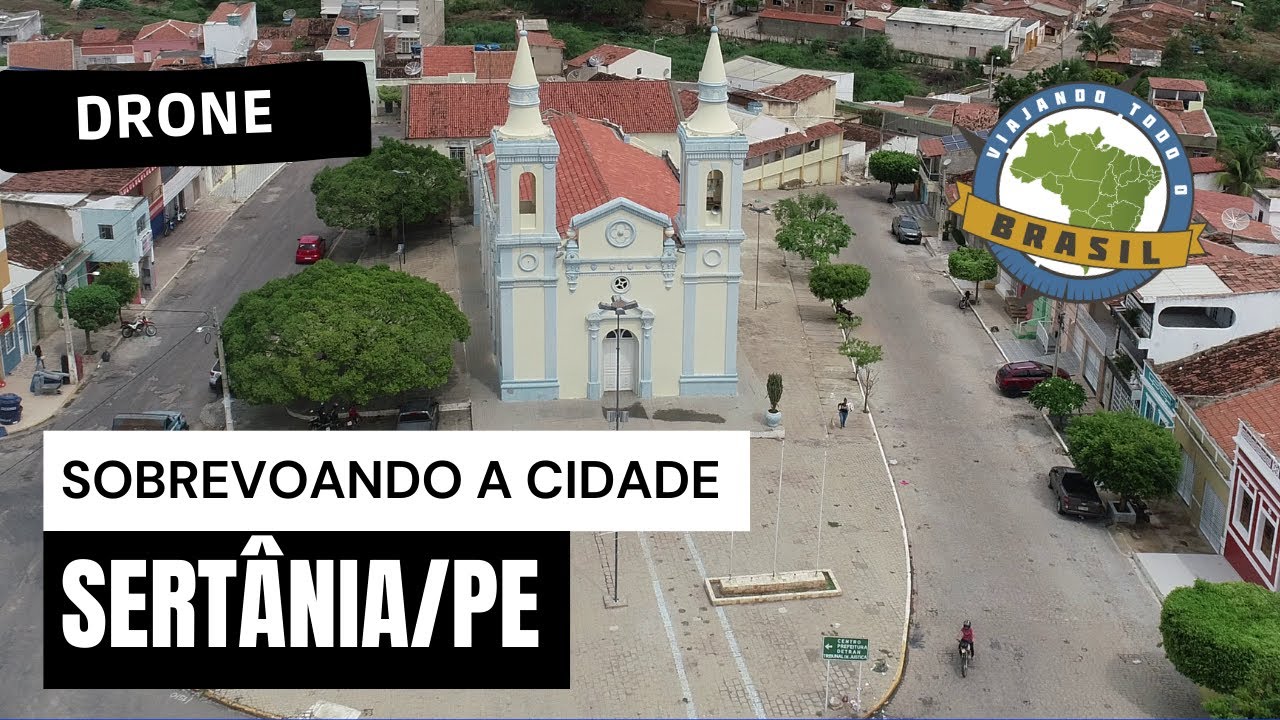 Sertânia/PE - Drone - Viajando Todo o Brasil