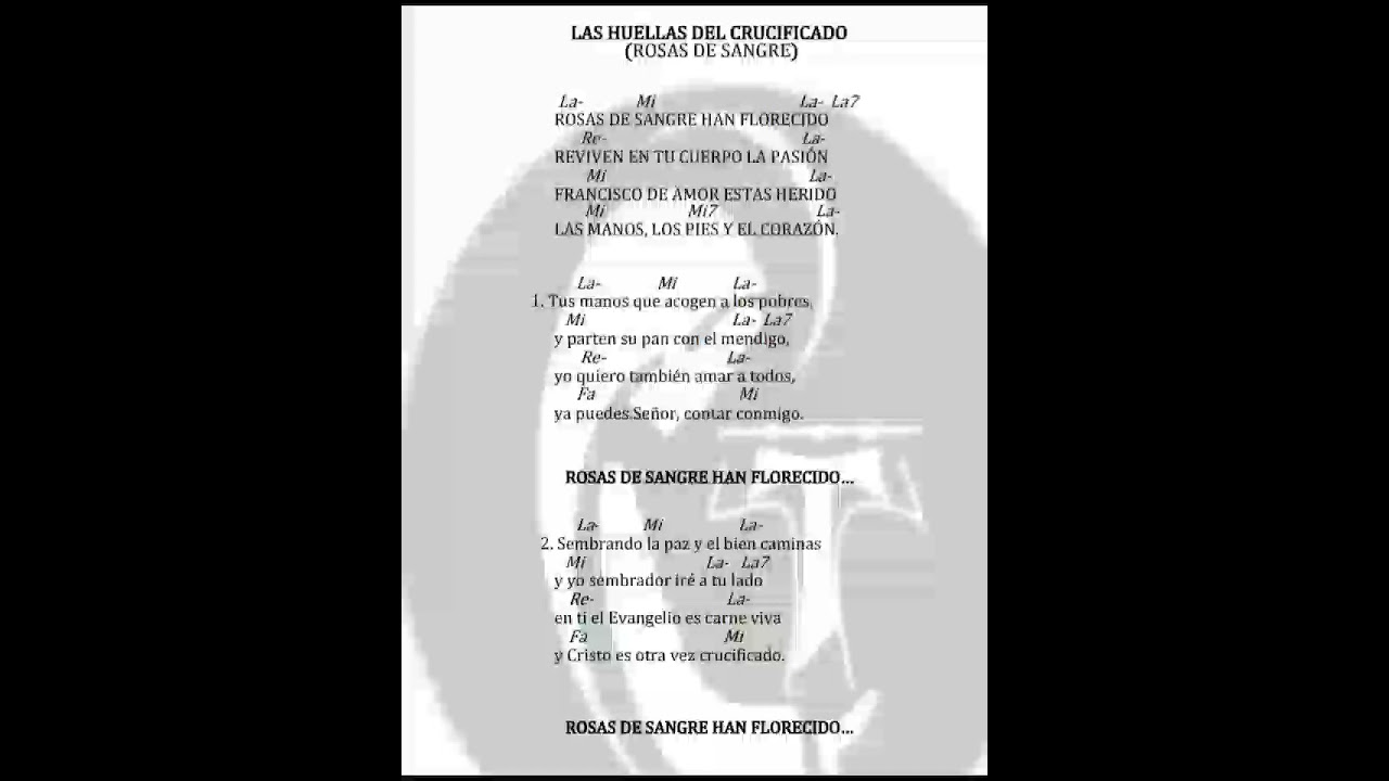 canto:Las huellas del Crucificado;Coro: Hijos de María,parroquia San Fco de Asís Totimehuacan,Puebla