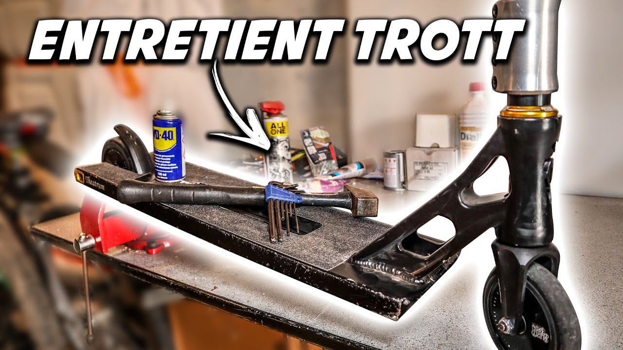 5 ASTUCES D’ENTRETIEN pour trottinette freestyle (en 10 min feat. Kilian LARHER)