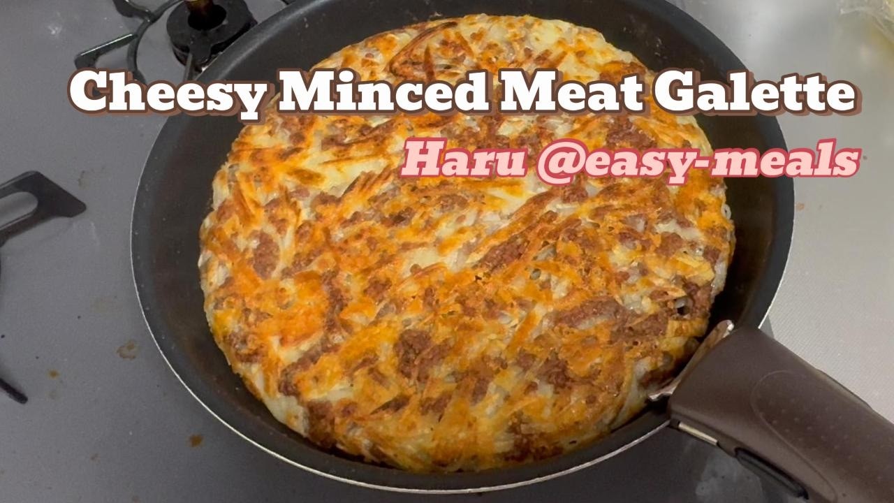 Cheesy Minced Meat Galette