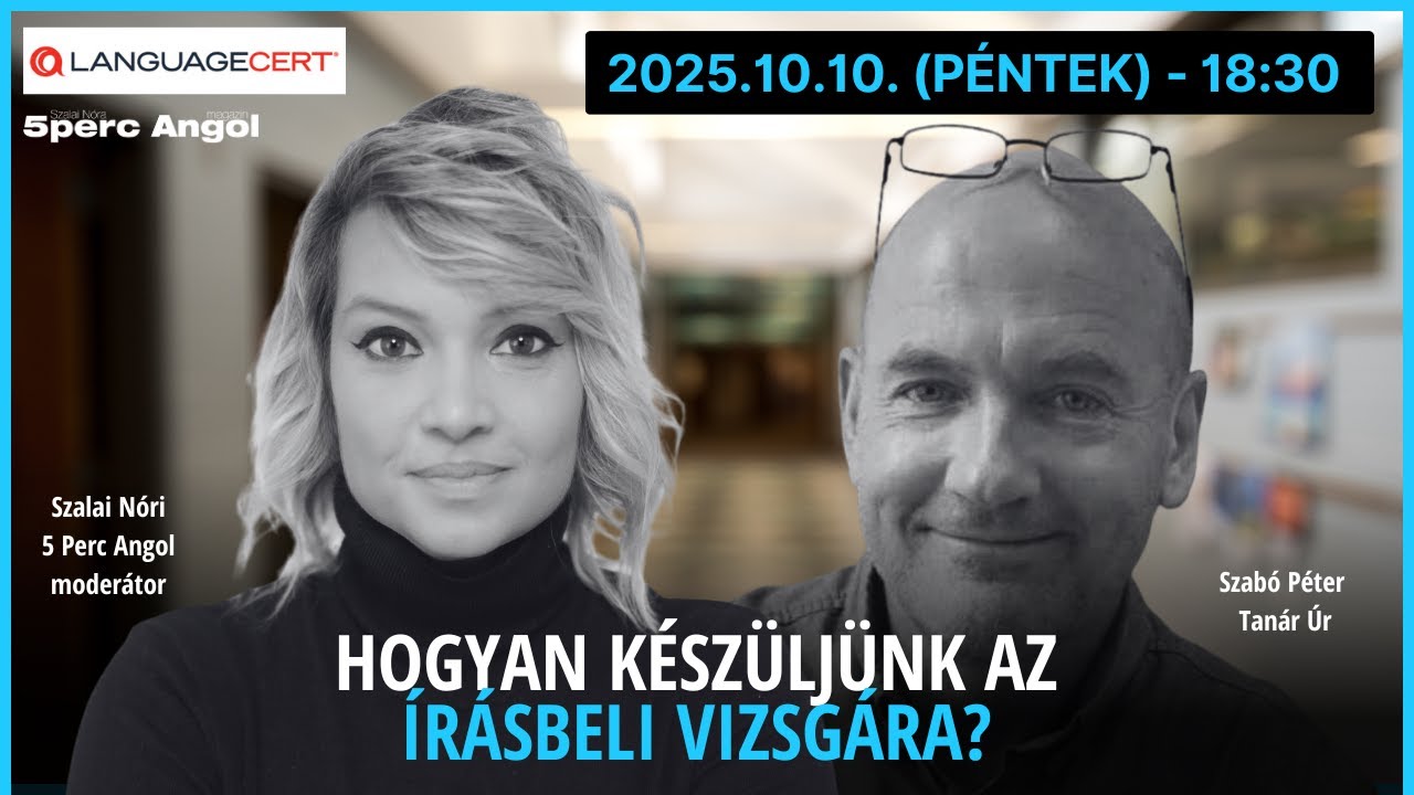 Hogyan készüljünk az írásbeli nyelvvizsgára? Tippek és tanácsok ÉLŐ ADÁSBAN!