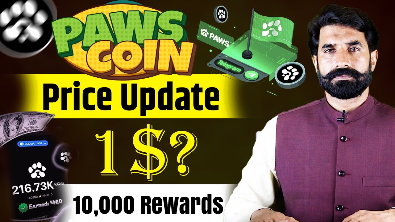 Paws Price Update | Paws Airdrop | Paws Coin Update | Crypto Mining Bot | Crypto news | Albarizon
