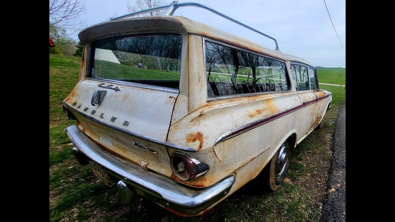 Barn fresh 1962 Rambler Cross Country Custom Station Wagon!