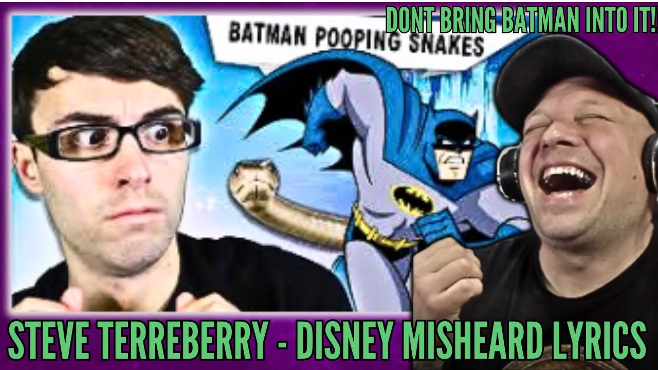 Holy BATMAN! | STEVE TERREBERRY | Disney Misheard Lyrics [ Reaction ] | UK 🇬🇧