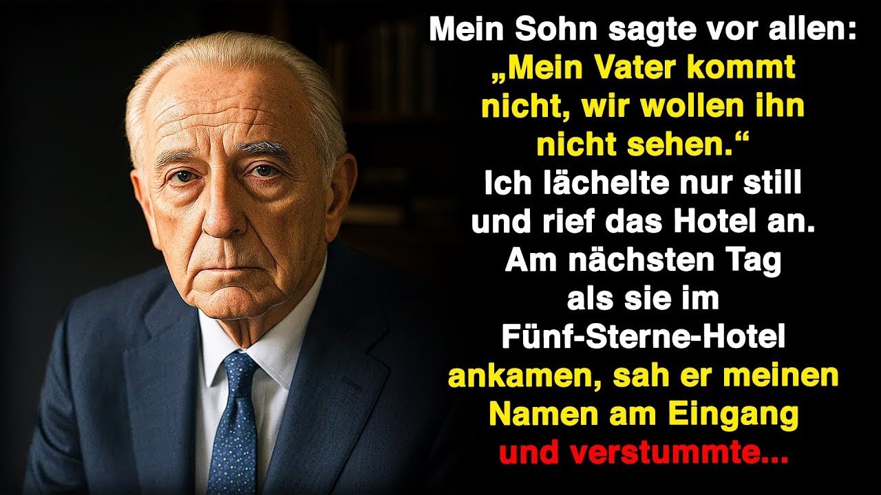 Mein Sohn wollte mich nicht im Urlaub doch im Hotel fand er meinen Namen und erstarrte