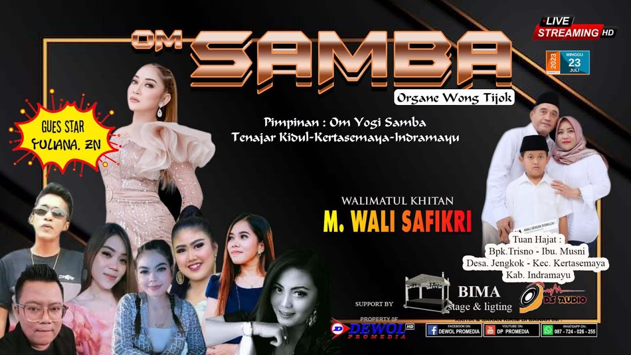 🔴OM SAMBA | Pim : Yogi Samba | Khitan : M. Wali Safikri || Jengkok-Kertasemaya-IM 23/07/2023 (Siang)