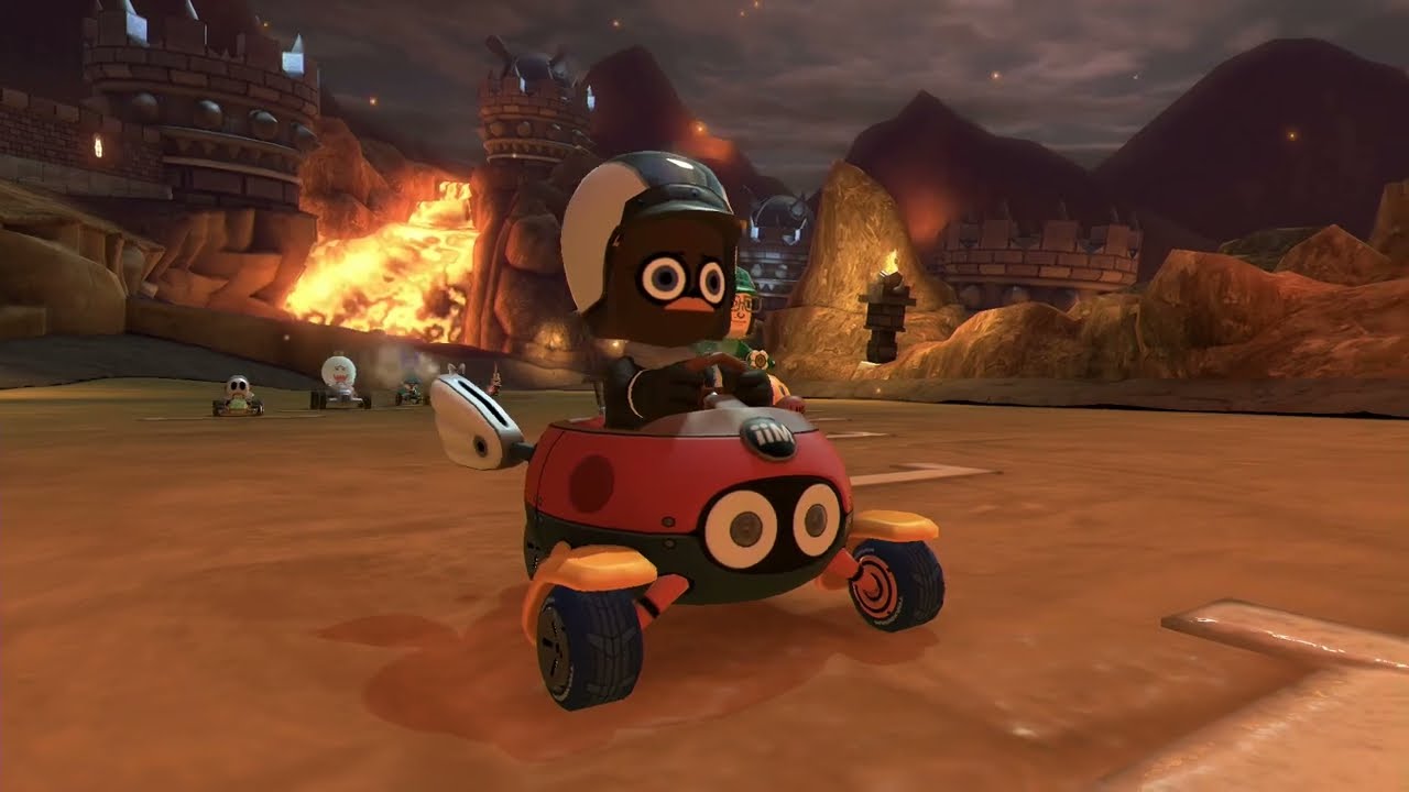 MARIO KART 8 - SWITCH - CALIMERO WIN !!! BOWSER CASTLE