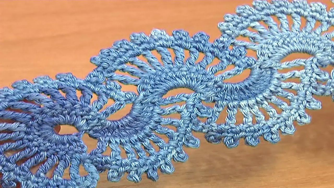 You Will not Believe, But This is a Beautiful and Gorgeous Crochet Fan Lace! 2 Parts in Video