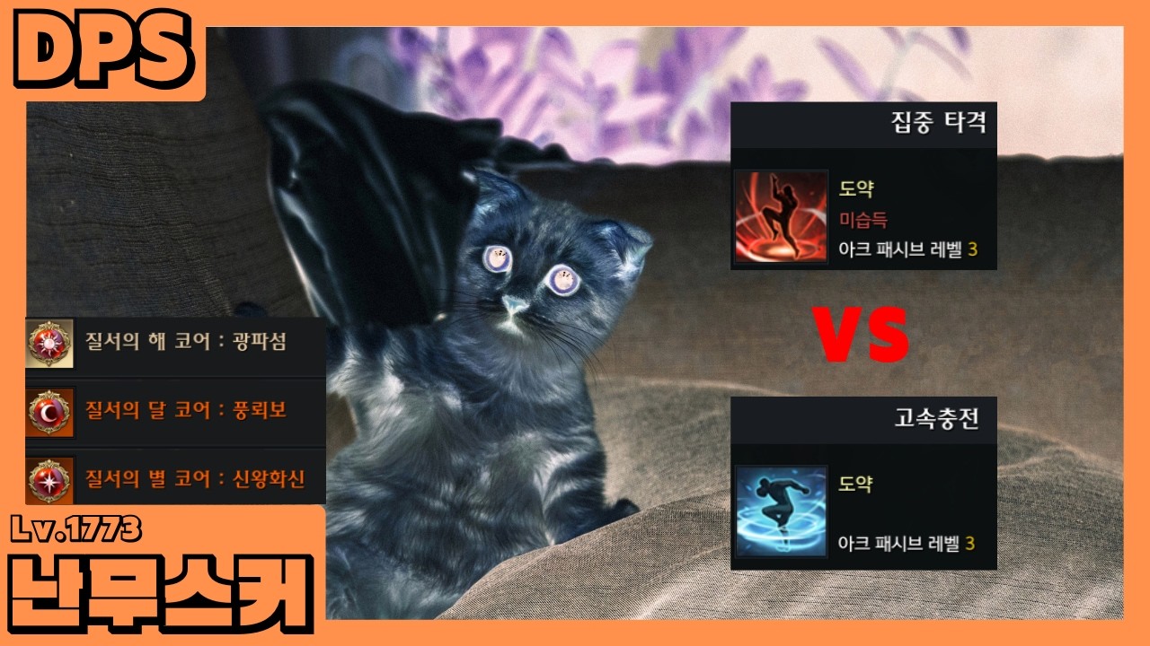 1773 음돌 난무스커 집타 패도격 vs 고충 청염각 비교 루메킬 측정