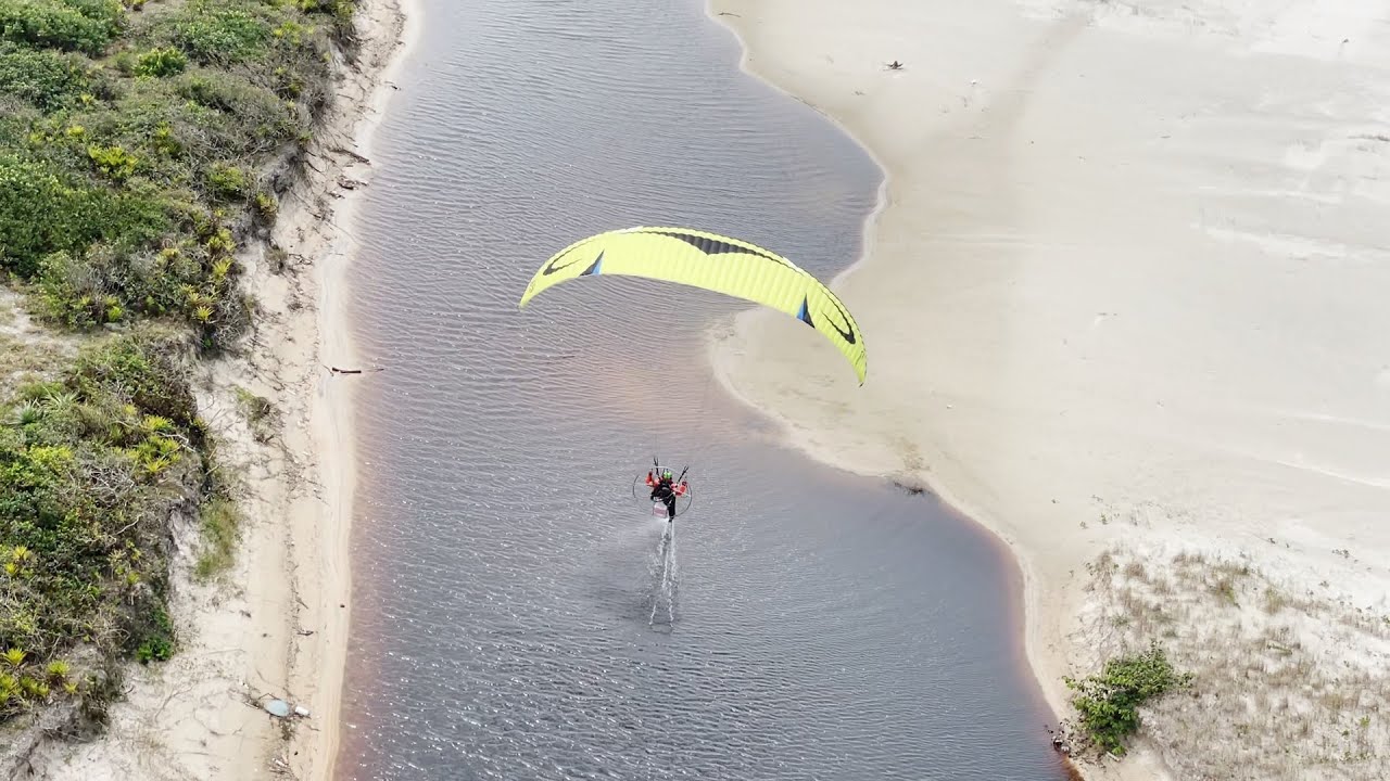 ITANHAÉM - SÃO FRANCISCO DO SUL - MARUJÁ COM PARAMOTOR