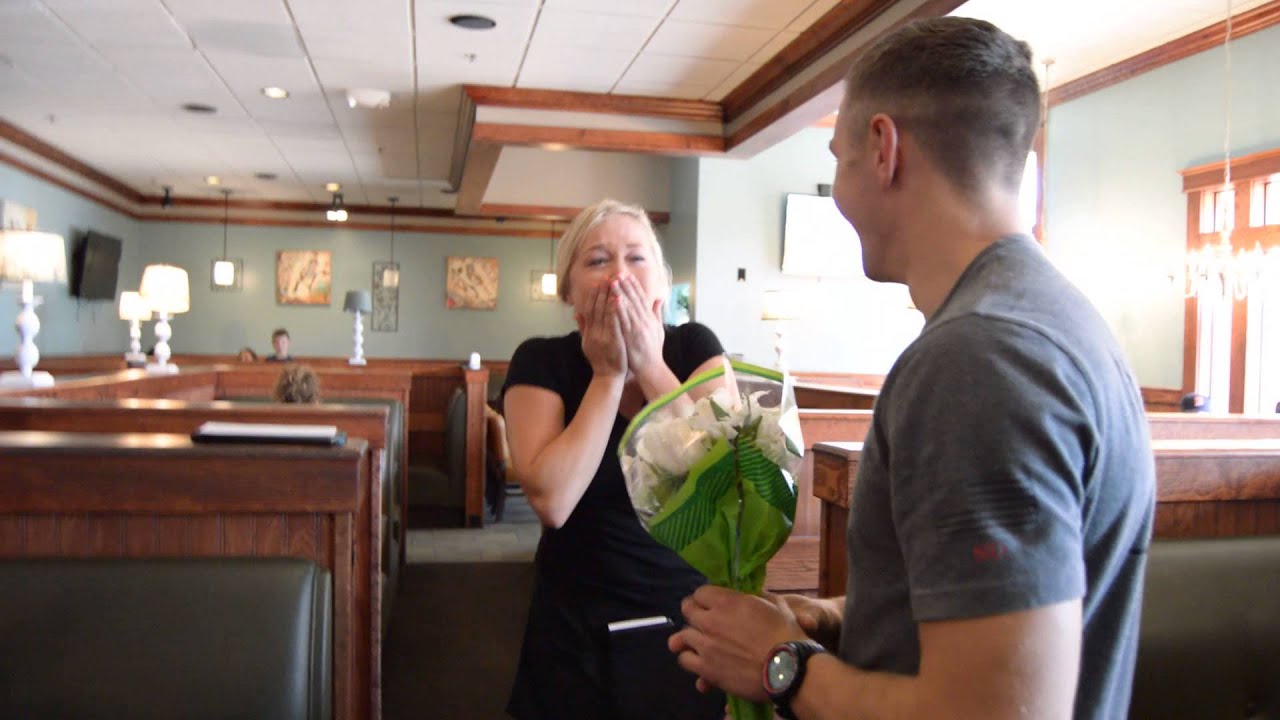 Air Force Brother Surprises Sister At work