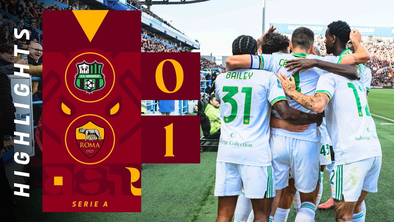 SASSUOLO 0-1 ROMA | SERIE A HIGHLIGHTS 2025-26