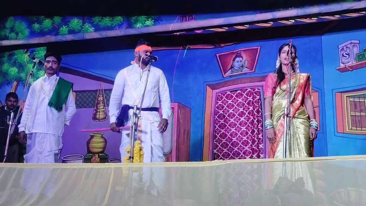 Sahukarana sanppattu badavana takattu nataka @ganganhal 