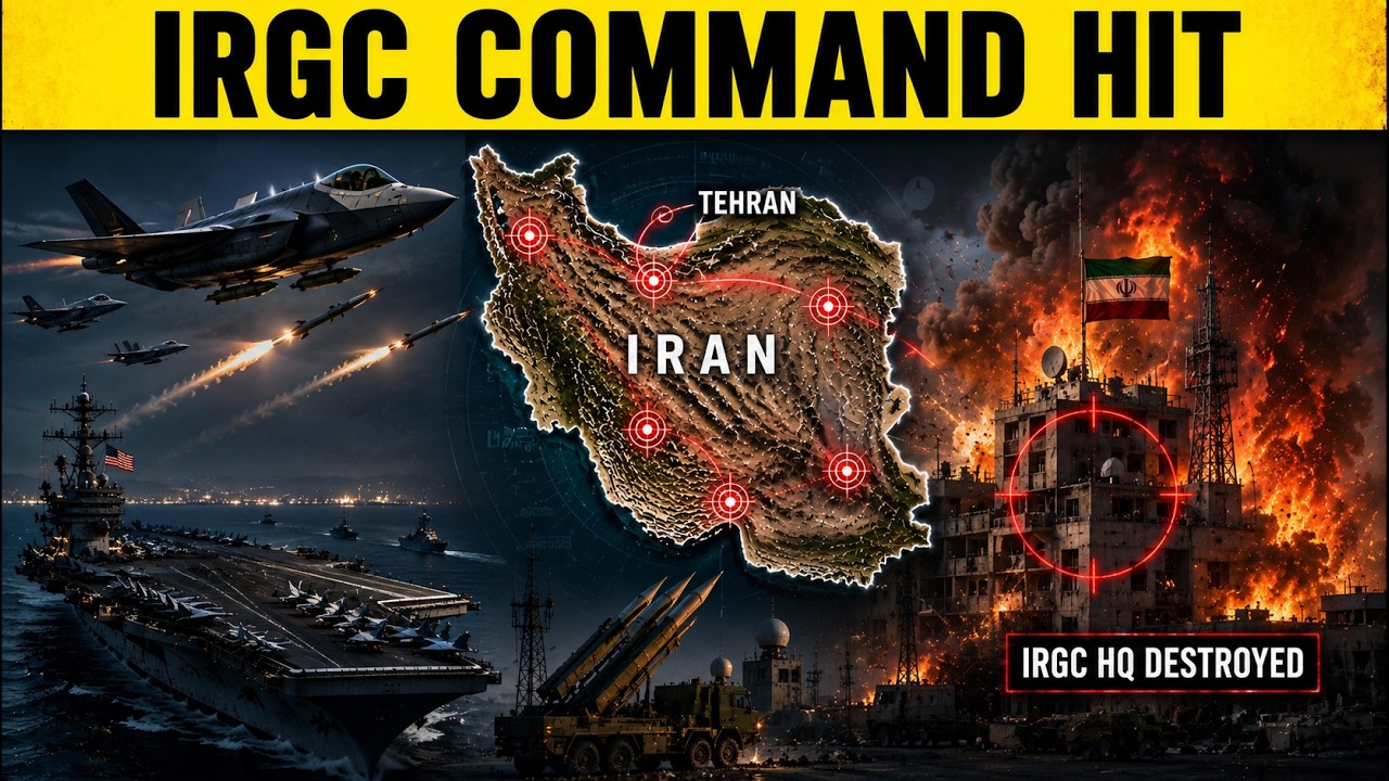 U.S. Strikes HAMMER Iran's IRGC Command Centers