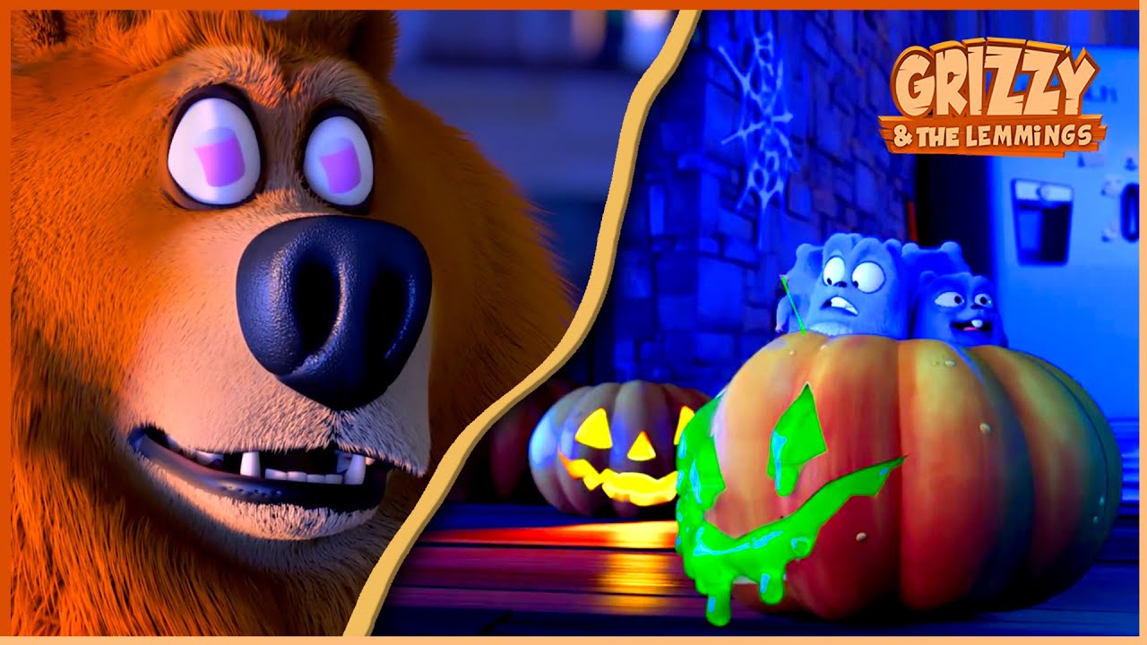 Grizzy & the lemmings 🎃 Halloween Compilation 🎃 Cartoon for Kids
