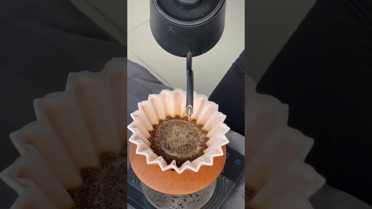 Origami dripper x Stitch coffee #coffeelover #barista #filtercoffee #origami #coffee #coffeebrewing