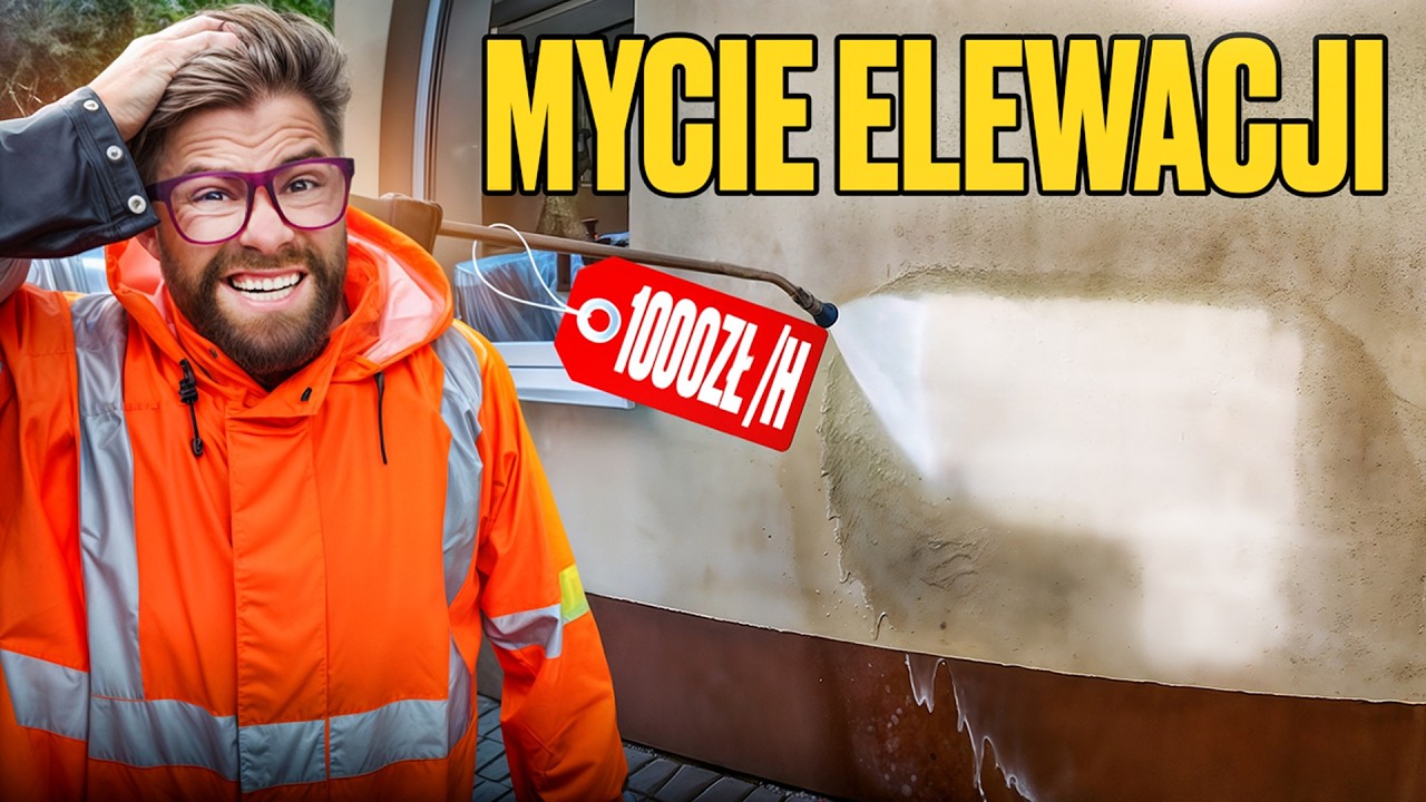 NAWET 1000 ZŁ NA GODZINĘ ZA DZIEŃ MYCIA ELEWACJI?! Dominik maluje x DO ROBOTY