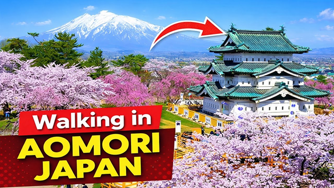 Walking in Aomori, Japan - Quiet Streets & Northern Scenery