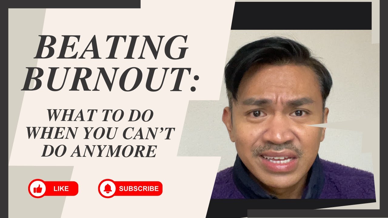 BURNOUT: Ways To Avoid it Or Get Out Of It