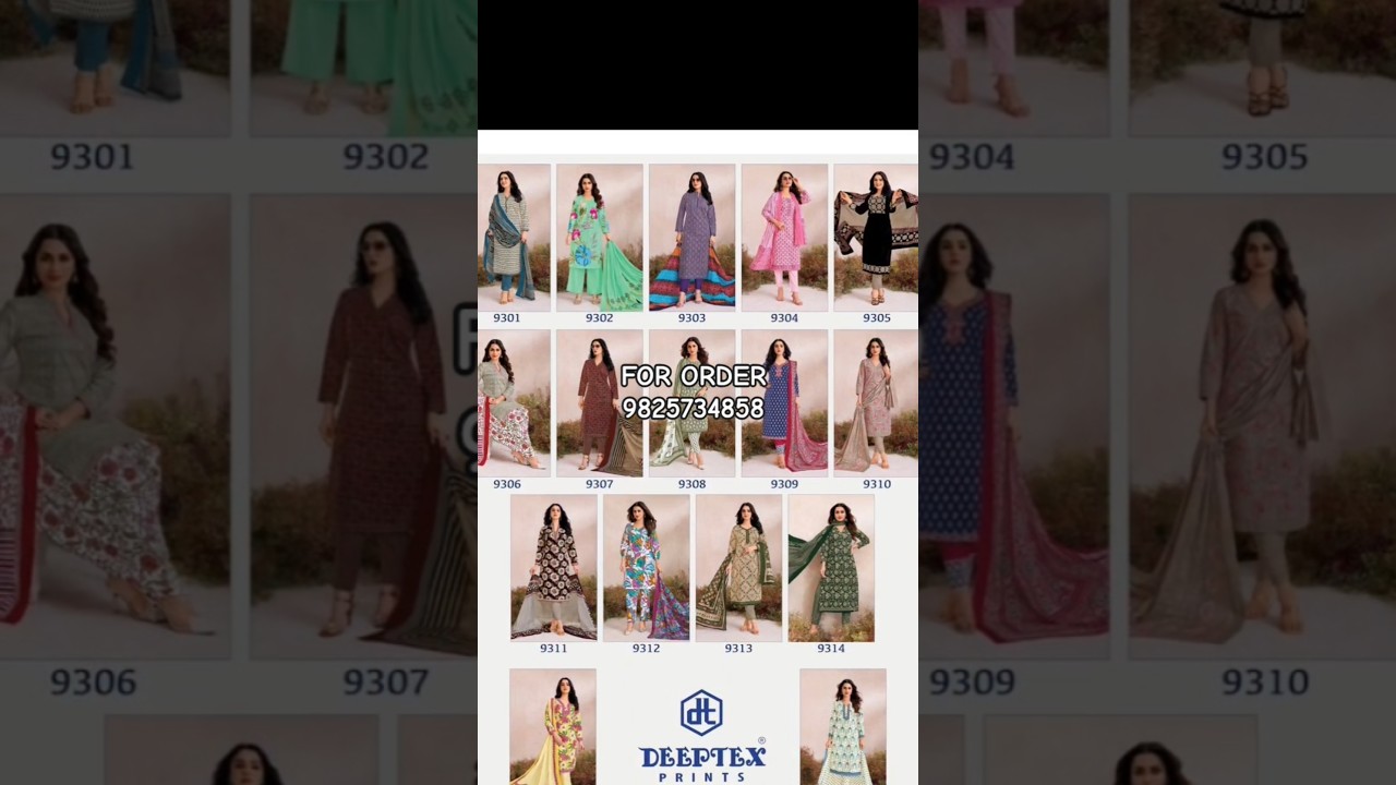 DEEPTEX MISS INDIA VOL 93 PURE COTTON DRESS MATERIAL 