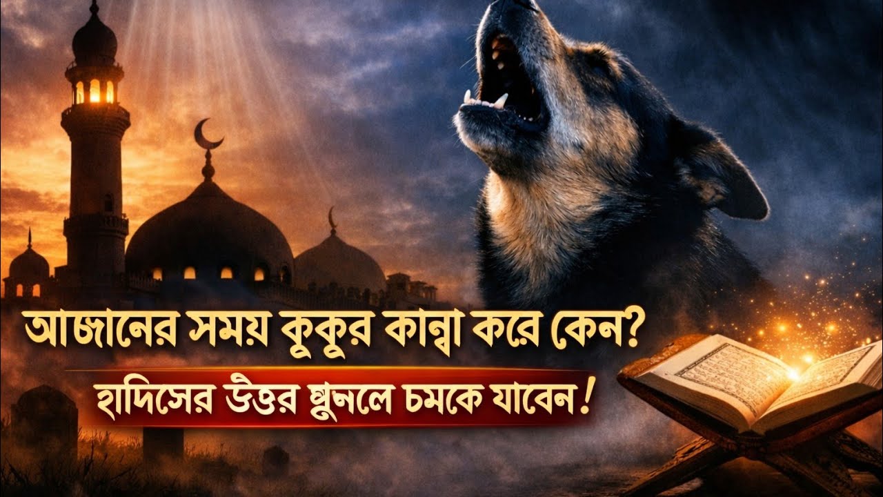 আজানের সময় কুকুর কান্না করে কেন হাদিসের উত্তর শুনলে চমকে যাবেন ভিডিওটা না দেখলে অনেক বড় বিপদেপড়বে 