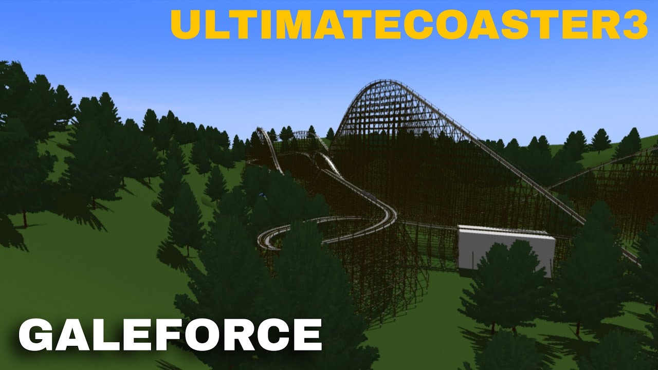 GaleForce | Wooden RollerCoaster | UltimateCoaster3