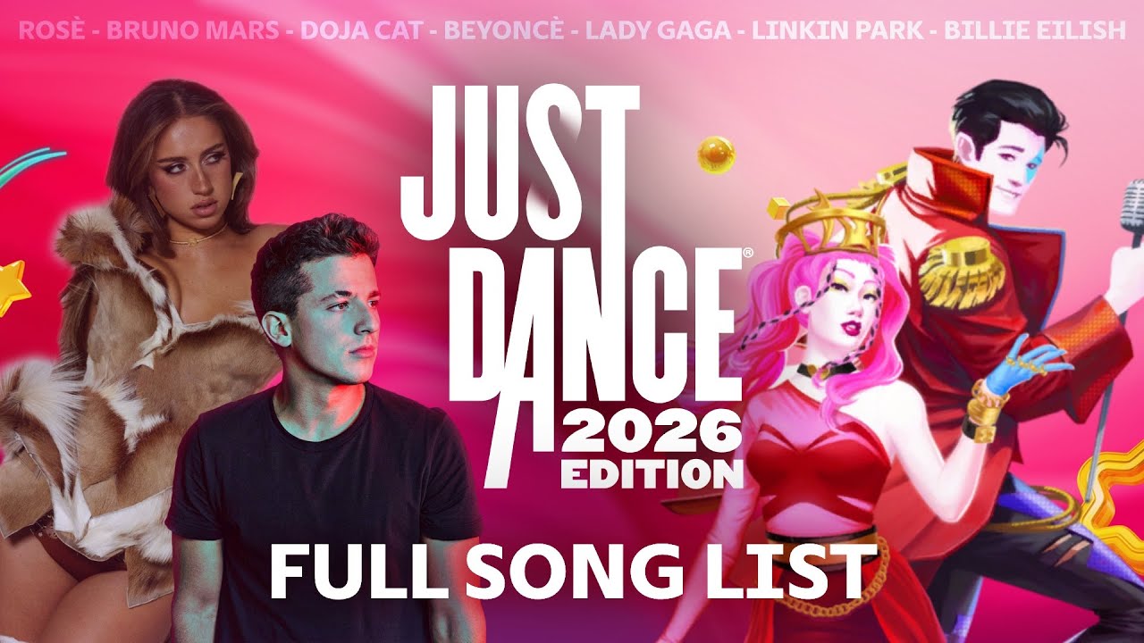 Just Dance 2026: Full Song List (Fanmade)