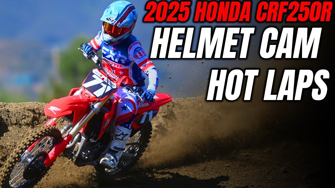 2025 Honda CRF250R Helmet Cam Hot Laps
