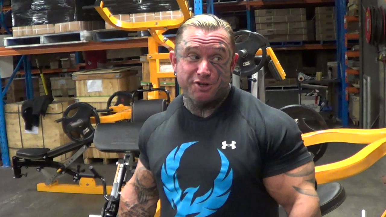 Lee Priest Demonstrates Bent Over Rows