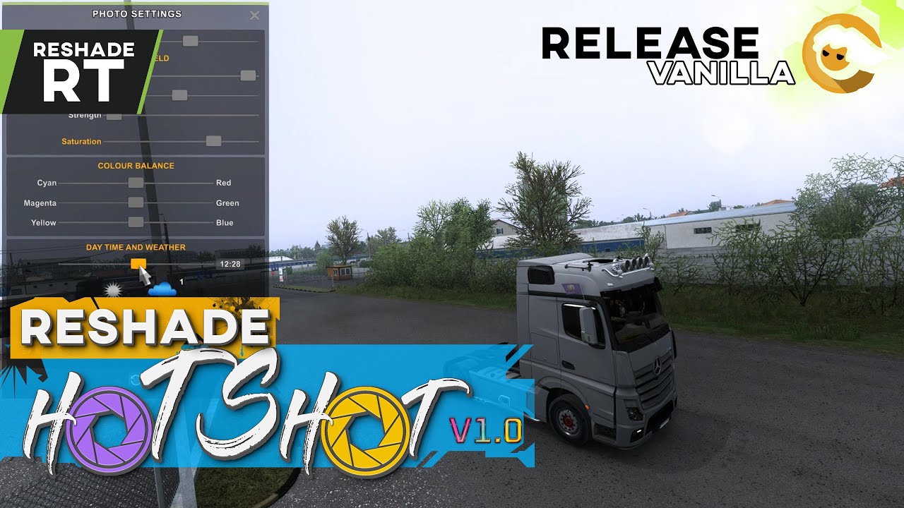 ETS 2 - JD6 hoTShot - v1.0 - RAY TRACING ReShade - RELEASE