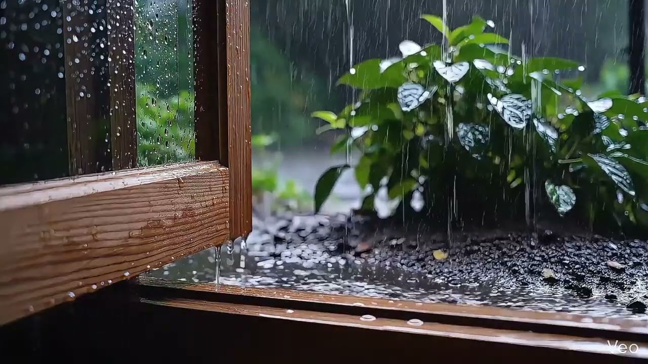 Can’t Sleep? Deep Sleep Rain on the Window 🌧️ 3 Hours to Deep Sleep
