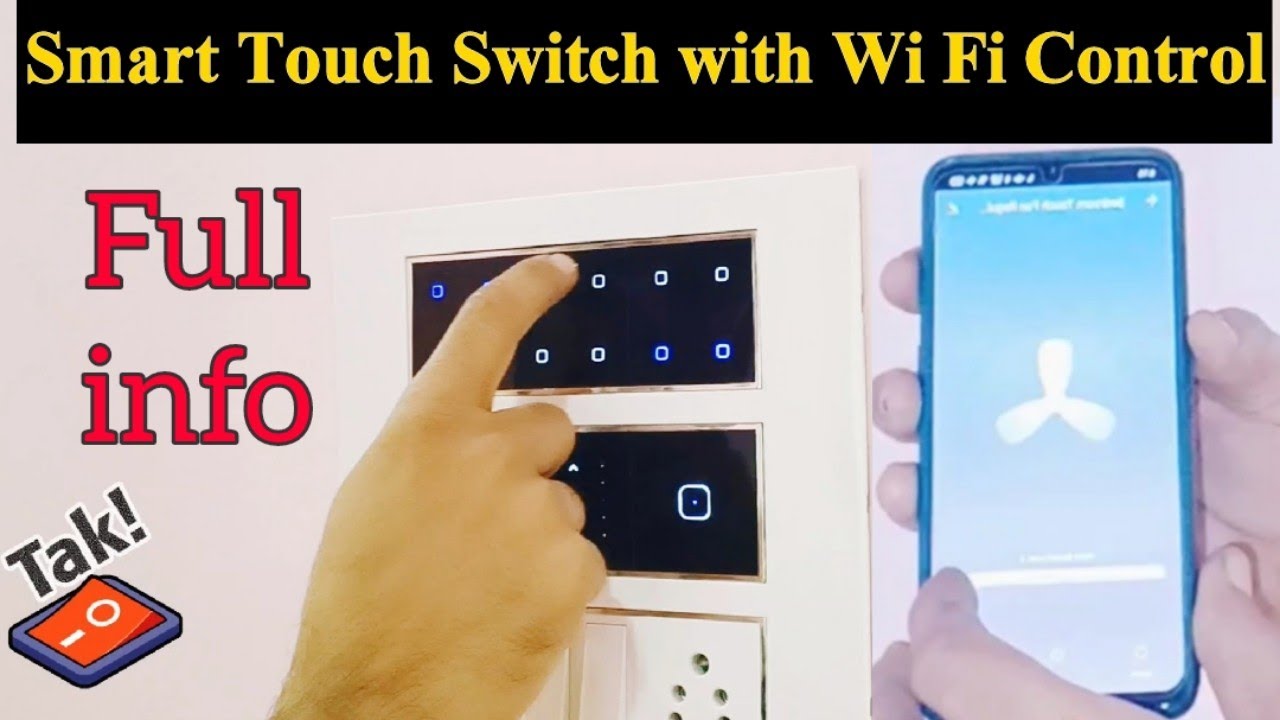 smart touch switch board for automation full tutorial in hindi | smart touch switch installation