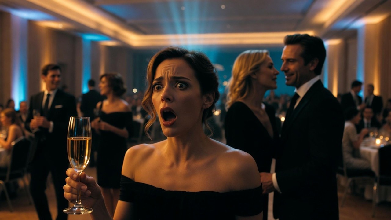 Peguei meu marido com minha melhor amiga na festa da empresa, ele riu e falou “ninguém vai ficar do