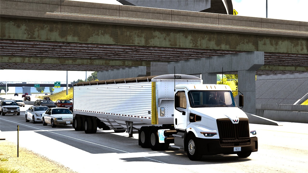 Grain Hauler Goes Downtown During Rush Hour & Regrets It! | ATS