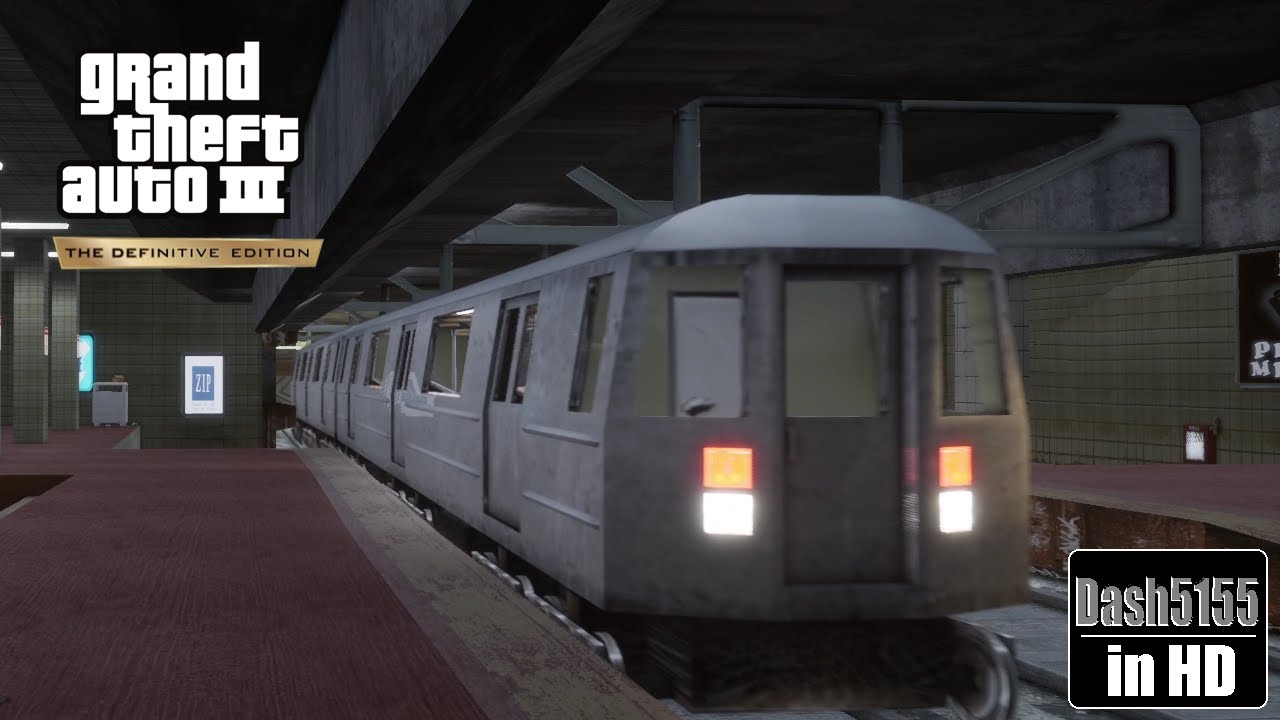 Riding the Liberty City Subway, Definitively - GTA III Definitive Edition
