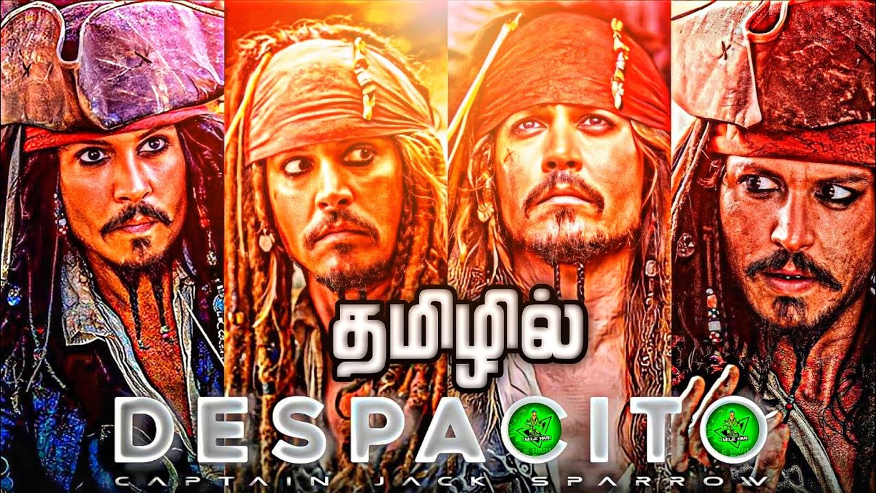 Jack sparrow  🏴‍☠️ Tamil mass WhatsApp status ⚔️ pirates of the Caribbean ⚓ | Johny depp | mashup