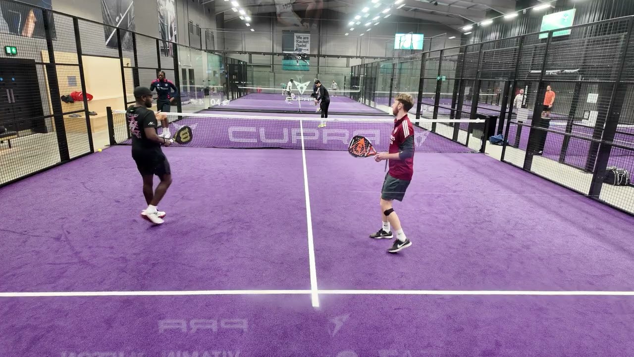 Biz & Milad Vs Patrick & Rich | 6-3 6-2 | Rocket Padel Beckton