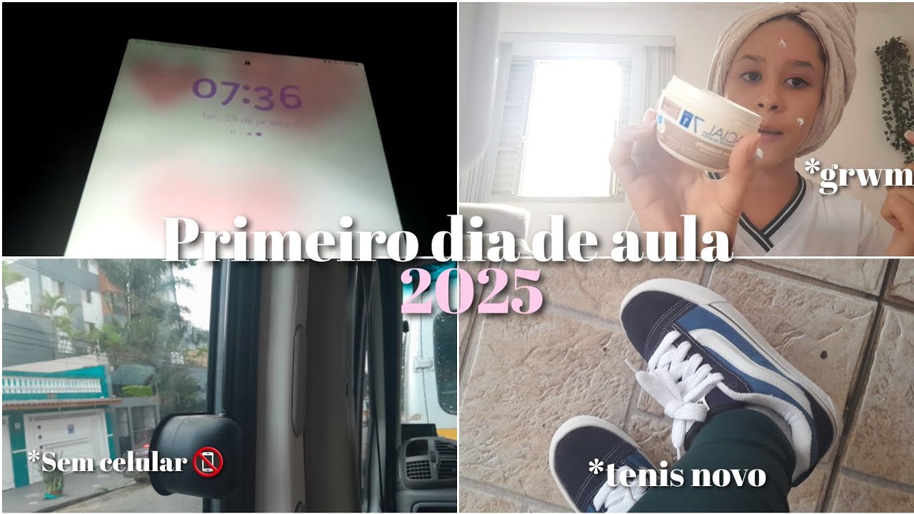 MEU PRIMEIRO DIA DE AULA 2025-8° Ano🙀||+ARRUME-SE COMIGO !🎀