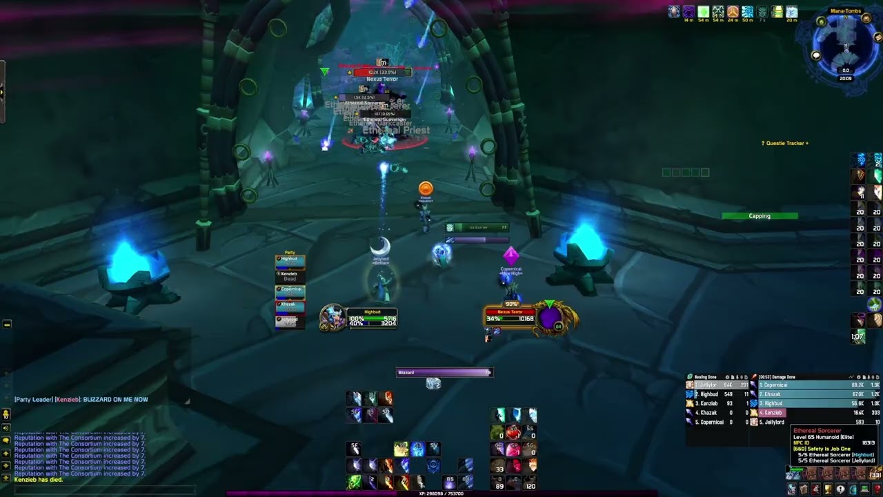 12 Min Mana Tombs Spell Cleave (Trash to 2nd Boss) | TBC Anniversary Speed Run