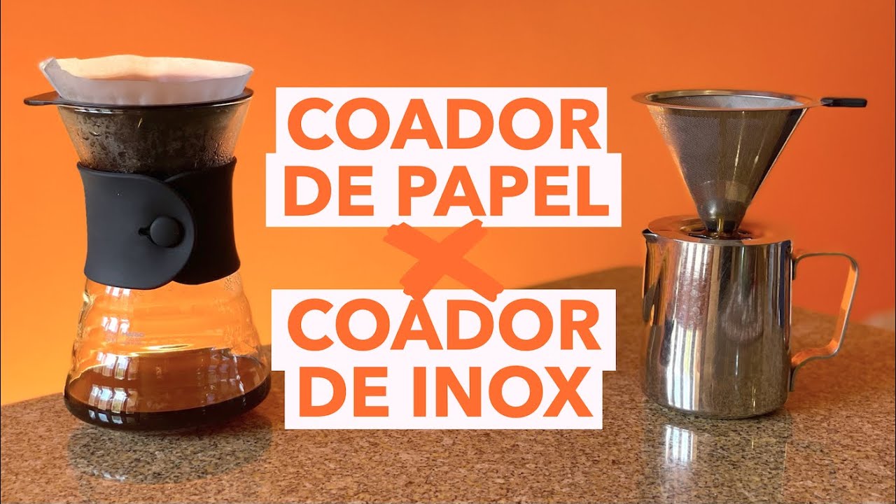 Café no coador de inox ou papel? Qual é melhor?