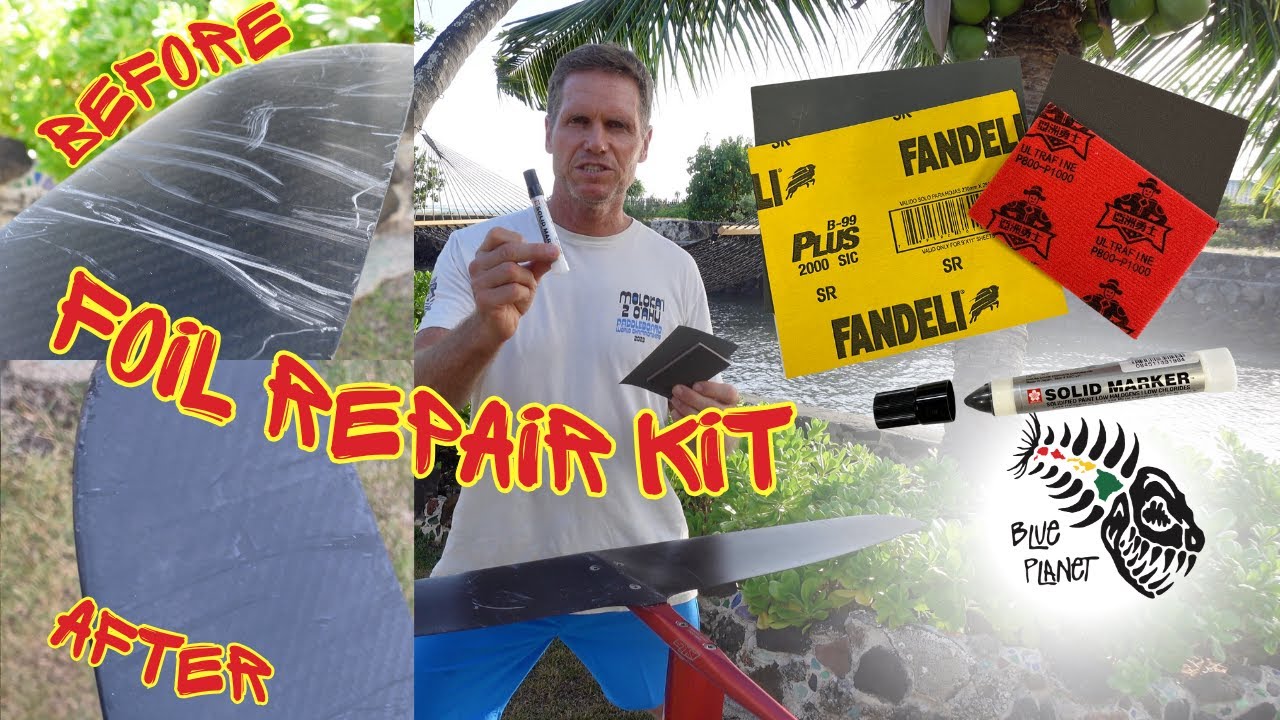 Foil Repair Kit instructions- Blue Planet easy and quick foil scratch repair