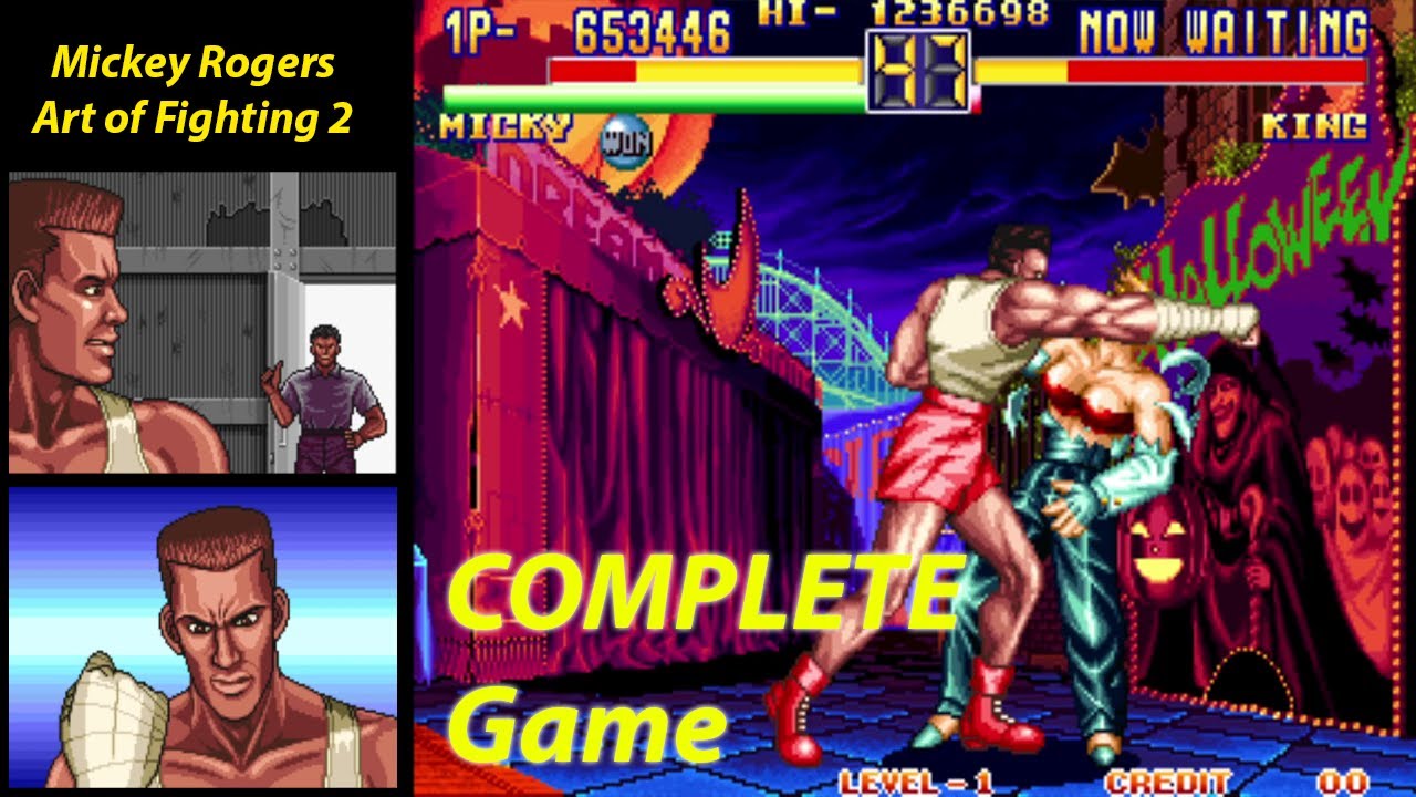 Art of Fighting 2 - Mickey Rogers | ⚡ Infinite Power | Full game | 2022-05-20