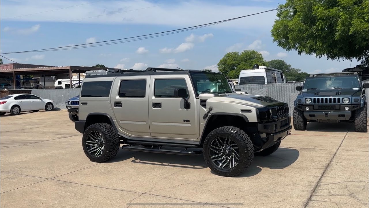 2003 Hummer H2 SUV - 12k miles - Pewter Metallic with Wheat Interior