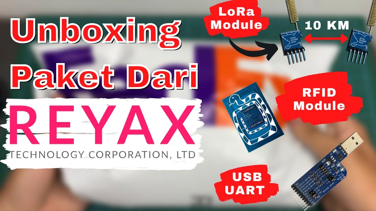 Unboxing paket dari Reyax Technology | RYRR10S_Lite, RYLR998, RYLS135