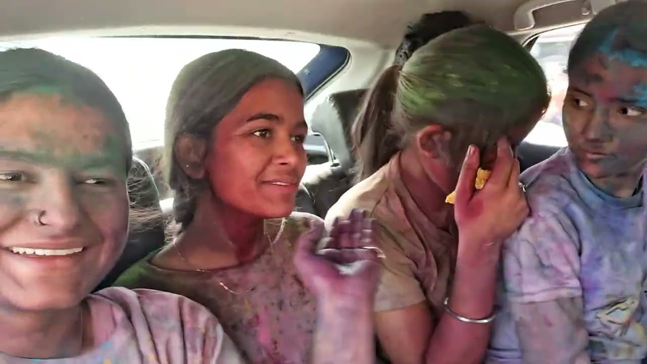 #Happy holi me gaye gomne🤣💖miss you ❤️‍🩹 @kanak Nautiyal vlgs please like share coment 🙏 