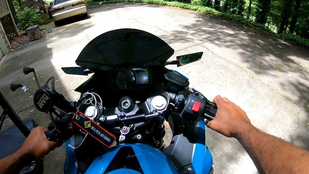 NINJA 400 STEALTH MIRROR INSTALL And REVIEW #ninja400 #amazon #motorcycle