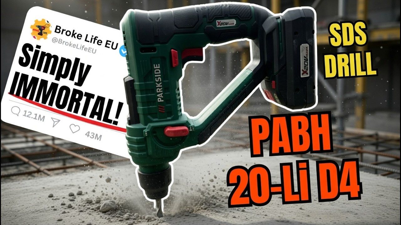 PARKSIDE PABH 20-Li D4. Budget SDS hammer drill. Is it worth it?